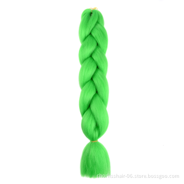 Wholesale 24'' Ombre Yaki Jumbo Braids Pre-stretched Crochet Synthetic Afro Braiding Hair Extensions Expression Braiding Hair